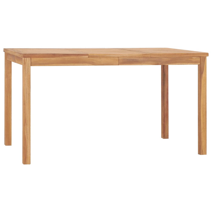 Set de mobilier de grădină cu 5 piese, 140x80 cm, lemn masiv de tec - WALTI WALTI