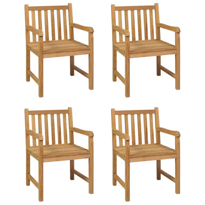 Set mobilier grădină,5 piese,lemn masiv de tec - WALTI WALTI