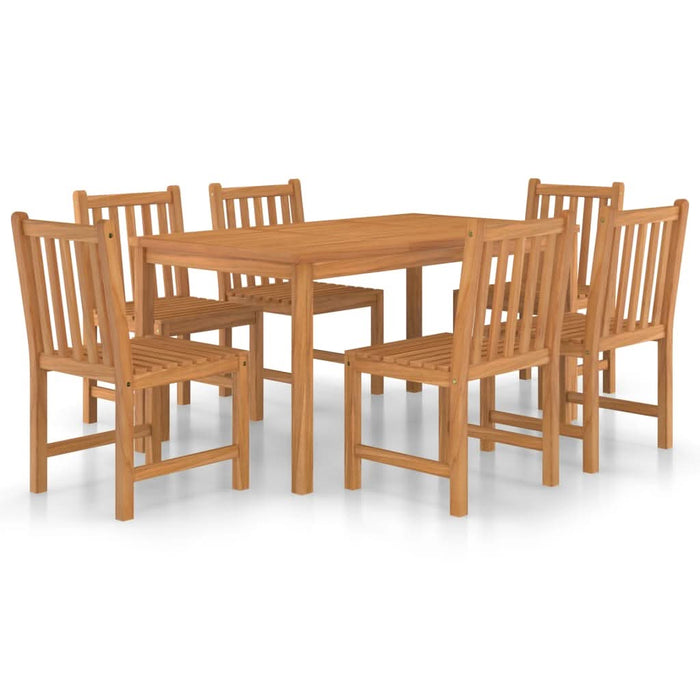 Set mobilier grădină, 7 piese, lemn masiv de tec - WALTI WALTI