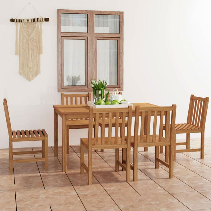 Set mobilier grădină, 7 piese, lemn masiv de tec - WALTI WALTI