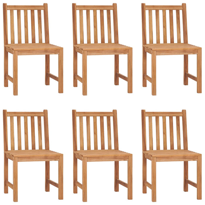 Set de mobilier de grădină cu 7 piese, 160x80 cm, lemn masiv de tec WALTI