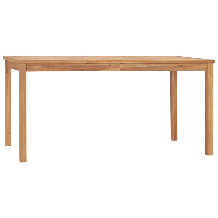 Set de mobilier de grădină cu 7 piese, 160x80 cm, lemn masiv de tec WALTI