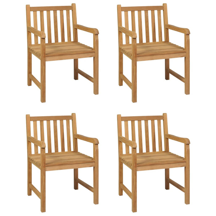 Set de mobilier de grădină cu 5 piese, 160x80 cm, lemn masiv de tec WALTI