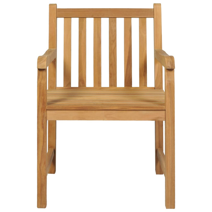 Set de mobilier de grădină cu 5 piese, 160x80 cm, lemn masiv de tec WALTI