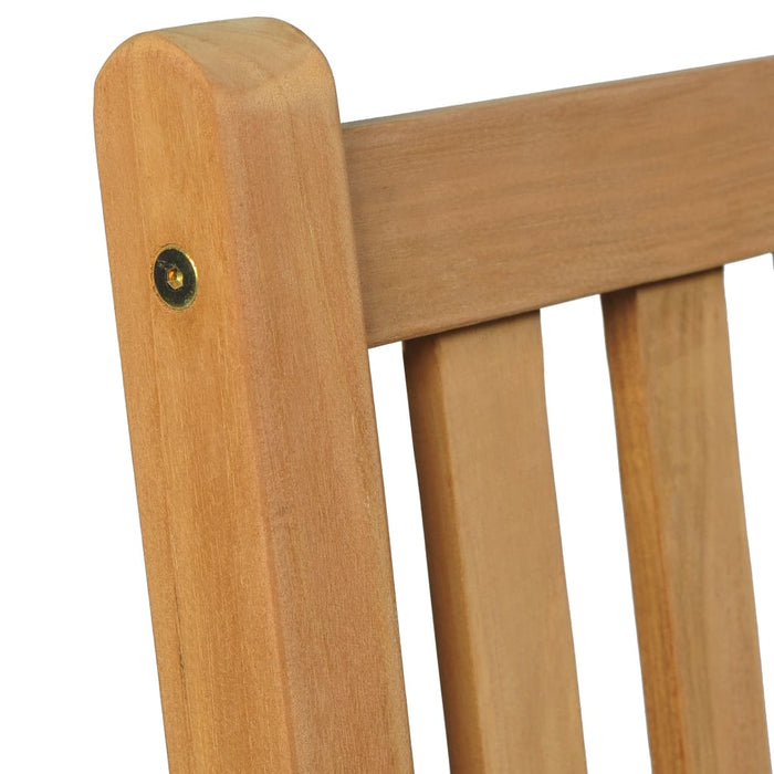 Set de mobilier de grădină cu 5 piese, 160x80 cm, lemn masiv de tec WALTI