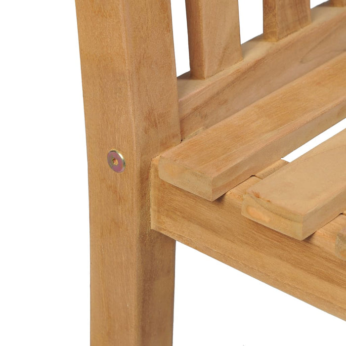 Set de mobilier de grădină cu 5 piese, 160x80 cm, lemn masiv de tec WALTI