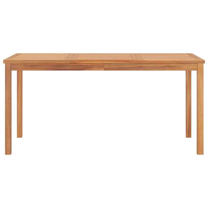 Set de mobilier de grădină cu 5 piese, 160x80 cm, lemn masiv de tec WALTI