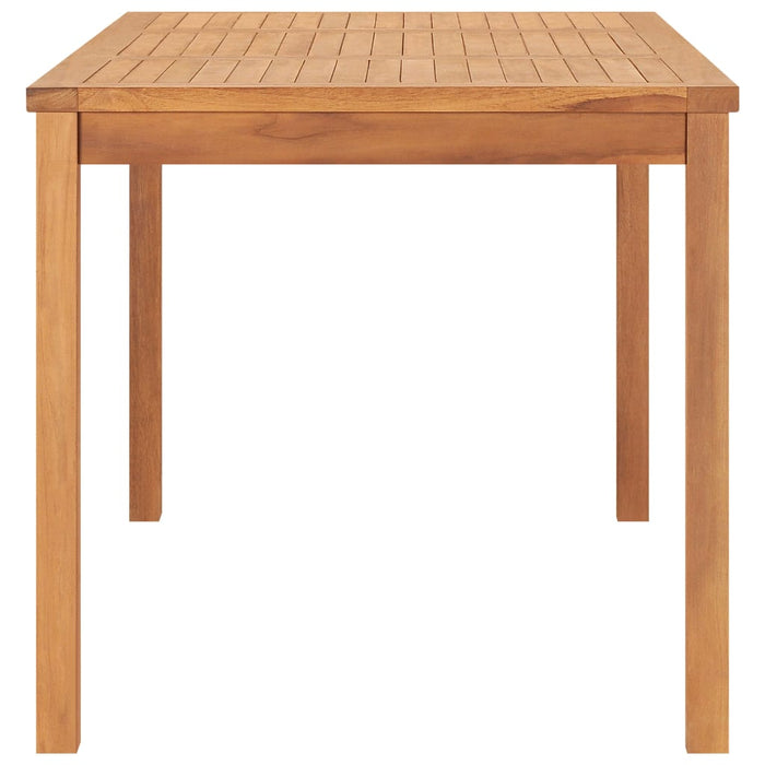 Set de mobilier de grădină cu 5 piese, 160x80 cm, lemn masiv de tec WALTI