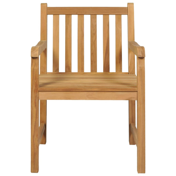 Set de mobilier de grădină cu 7 piese, 160x80 cm, lemn masiv de tec WALTI