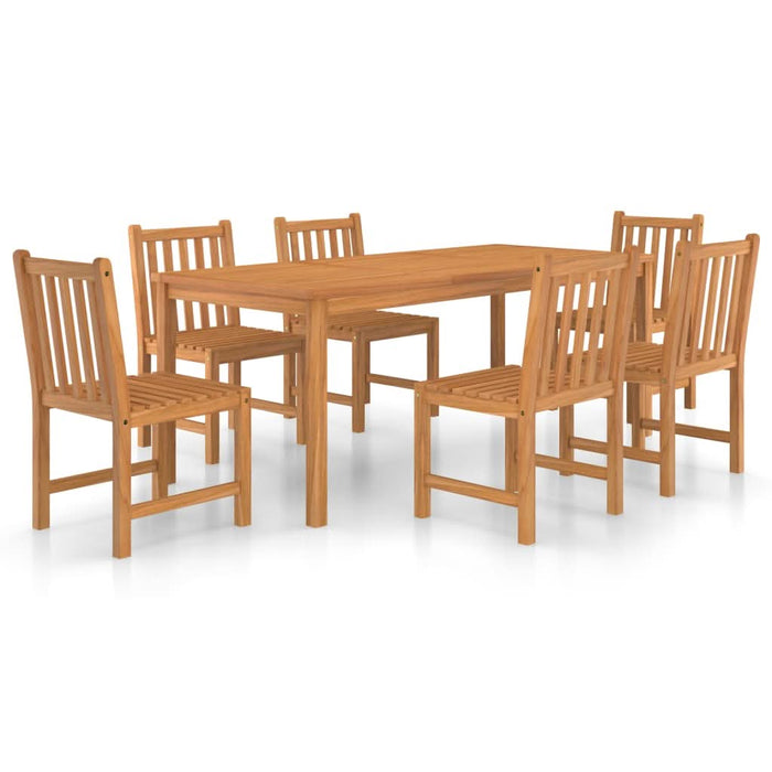 Set mobilier grădină, 7 piese, lemn masiv de tec - WALTI WALTI