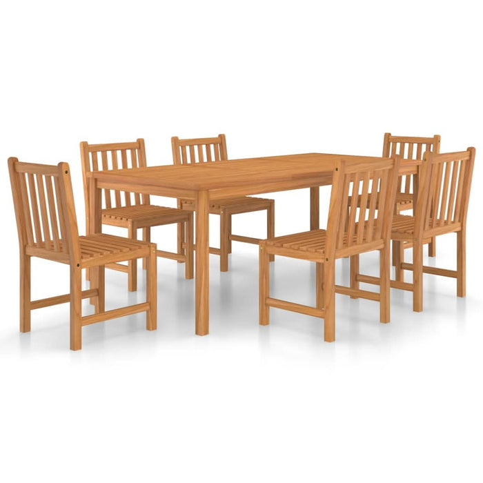 Set mobilier grădină, 7 piese, lemn masiv de tec - WALTI WALTI