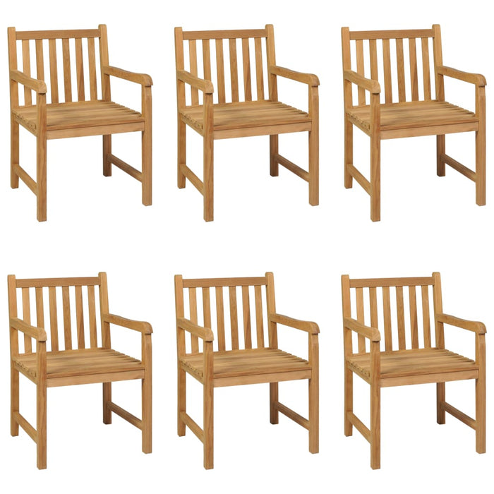 Set de mobilier de grădină cu 7 piese, 200x100 cm, lemn masiv de tec - WALTI WALTI