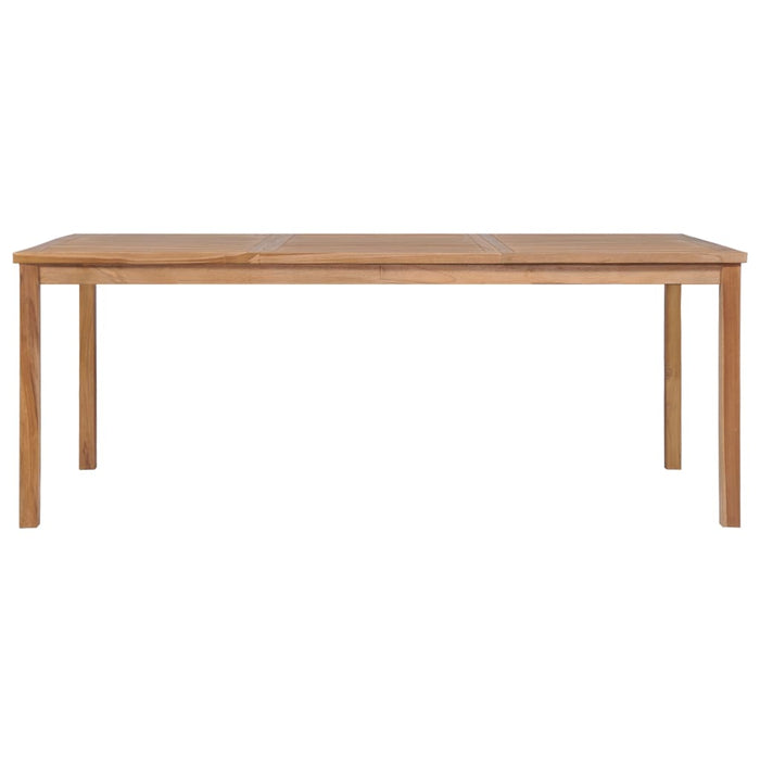 Set de mobilier de grădină cu 7 piese, 200x100 cm, lemn masiv de tec - WALTI WALTI