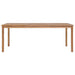 Set de mobilier de grădină cu 7 piese, 200x100 cm, lemn masiv de tec - WALTI WALTI