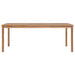 Set de mobilier de grădină cu 9 piese, 200x100 cm, lemn masiv de tec - WALTI WALTI