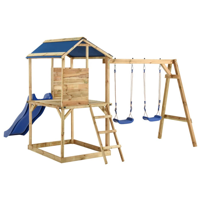 Set de joacă pentru exterior, lemn de pin impregnat - WALTI WALTI