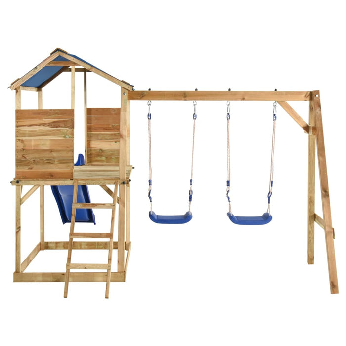 Set de joacă pentru exterior, lemn de pin impregnat - WALTI WALTI