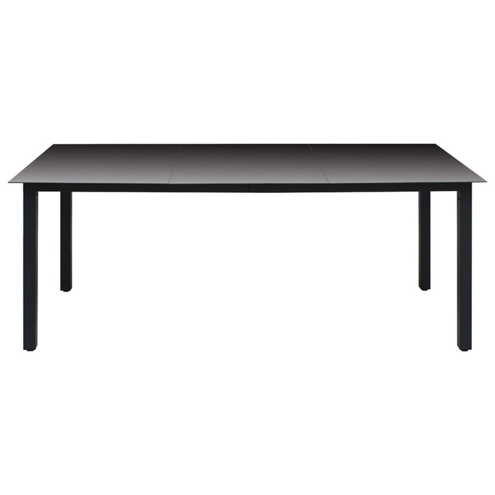Set mobilier de grădină, 9 piese, negru - WALTI WALTI