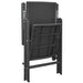 Set mobilier de grădină, 5 piese, negru și maro - WALTI WALTI