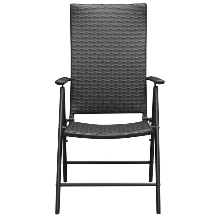 Set mobilier de grădină, 7 piese, negru și maro - WALTI WALTI