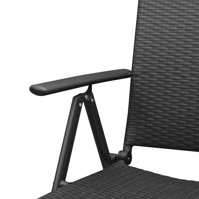 Set mobilier de grădină, 7 piese, negru și maro - WALTI WALTI