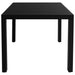 Set de masă pentru grădină, 5 piese, negru - WALTI WALTI