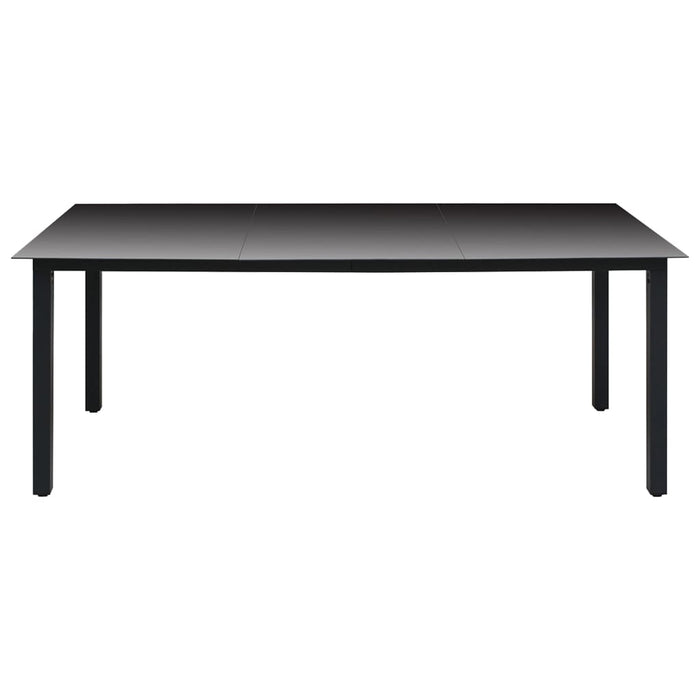 Set mobilier de grădină, 9 piese, negru și maro - WALTI WALTI