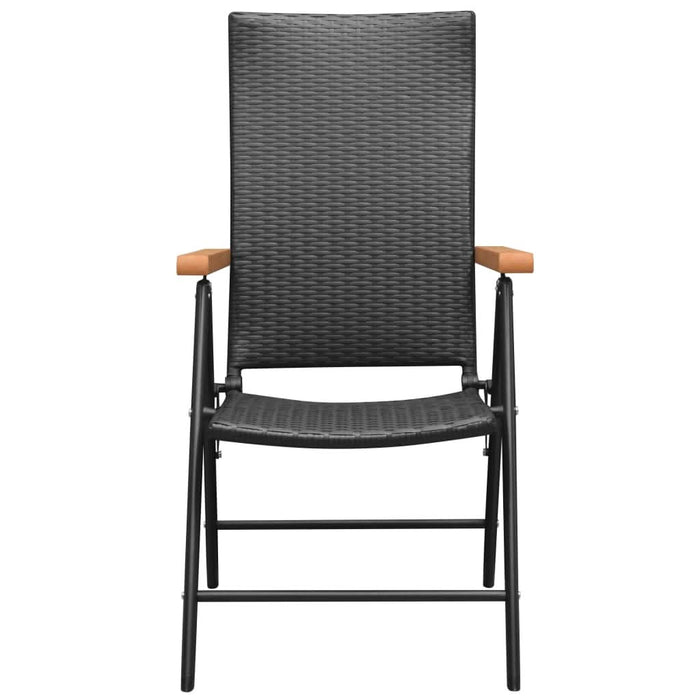 Set mobilier de grădină, 5 piese, negru și maro - WALTI WALTI