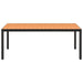 Set mobilier de grădină, 9 piese, negru și maro - WALTI WALTI