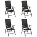 Set mobilier de grădină, 5 piese, negru și maro - WALTI WALTI