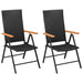 Set mobilier de grădină, 3 piese, negru și maro - WALTI WALTI