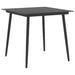 Set mobilier de grădină, 3 piese, negru și maro - WALTI WALTI