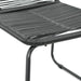 Set masă de grădină, 3 piese, negru, ratan PVC - WALTI WALTI
