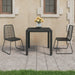 Set mobilier de grădină, 3 piese, negru, ratan PVC - WALTI WALTI