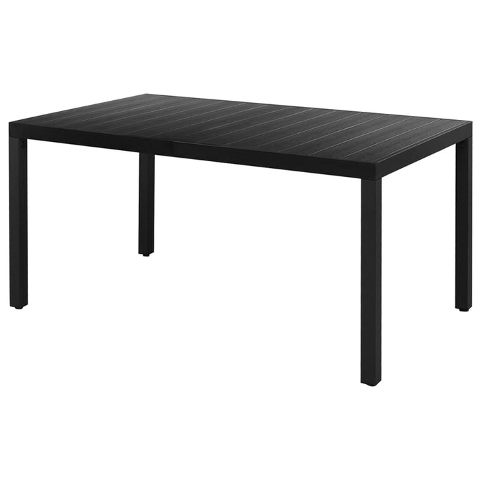 Set mobilier de grădină, 5 piese, negru, ratan PVC - WALTI WALTI