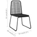Set mobilier de grădină, 9 piese, negru și maro, ratan PVC - WALTI WALTI