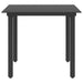 Set mobilier de grădină, 5 piese, negru, ratan PVC - WALTI WALTI