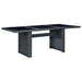 Set mobilier exterior cu perne, 7 piese, gri închis, poliratan - WALTI WALTI