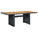 Set mobilier exterior cu perne, 7 piese, gri închis, poliratan - WALTI WALTI