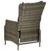 Set mobilier de exterior cu perne, 9 piese, maro, poliratan - WALTI WALTI