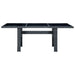 Set mobilier exterior cu perne, 9 piese, gri închis, poliratan - WALTI WALTI