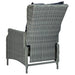 Set mobilier de exterior cu perne,9 piese,gri deschis,poliratan - WALTI WALTI