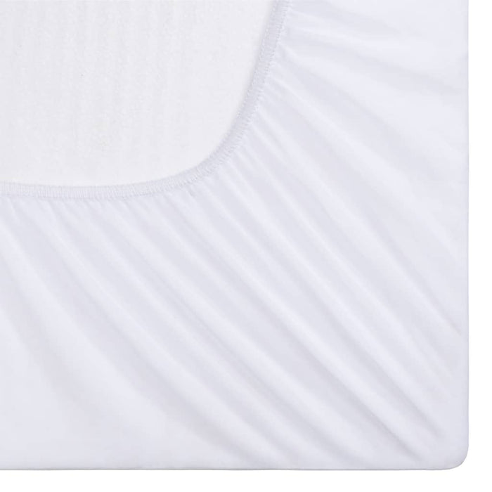 Cearșafuri cu elastic impermeabile 2 buc. alb 140x200 cm bumbac WALTI