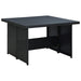 Set mobilier de grădină cu perne, 6 piese, negru, poliratan - WALTI WALTI
