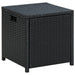 Set mobilier de grădină cu perne, 6 piese, negru, poliratan - WALTI WALTI