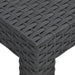 Set mobilier de grădină cu perne, 2 piese, antracit, PP ratan - WALTI WALTI