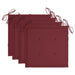 Scaune de grădină cu perne, 3 buc., lemn masiv de acacia - WALTI WALTI