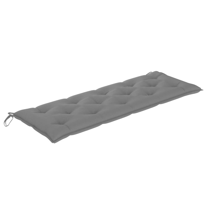 Bancă grădină 3 locuri, cu pernă, 150 cm, lemn masiv eucalipt - WALTI WALTI
