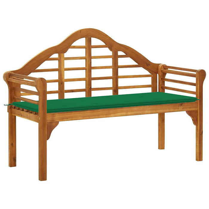 Banchetă regală de grădină cu pernă, 135 cm, lemn masiv acacia WALTI