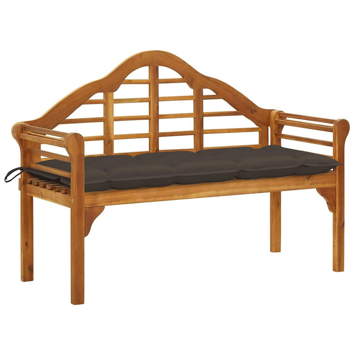 Banchetă regală de grădină cu pernă, 135 cm, lemn masiv acacia WALTI